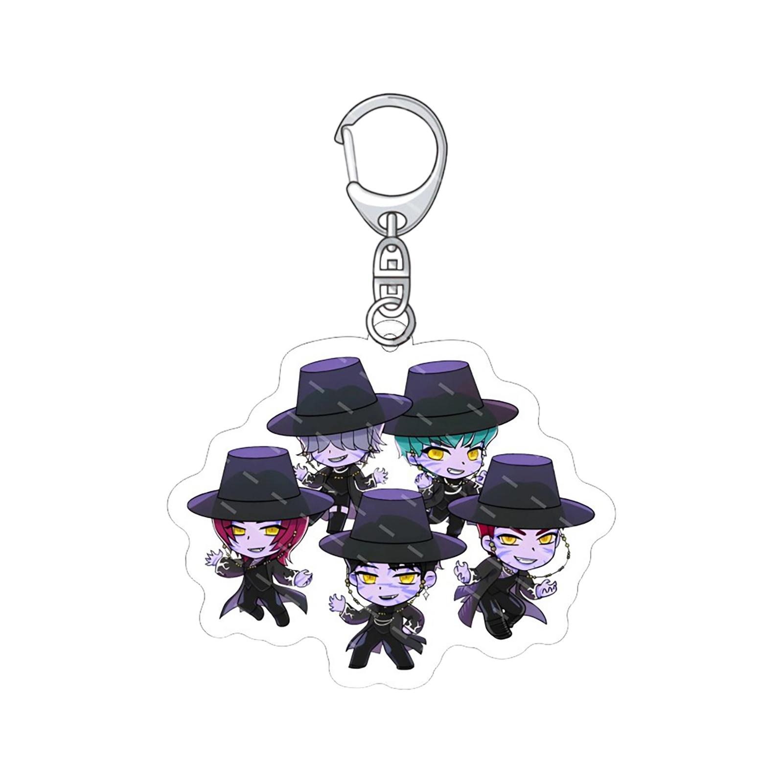 

Периферийный акриловый брелок для ключей в стиле корейского аниме от Netflix One Size