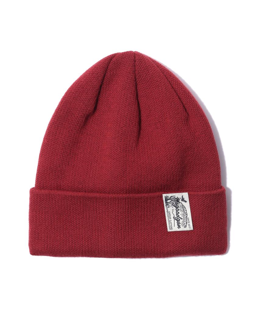 MAGOODGAN Cappelli 9308 Berretto Bordeaux con Risvolto