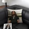 K-King Vonn Rapper Cushion Cover Natural Linen Organic Fabric Double-Sided Printing Sofa Home Decor Gift Pillow Case