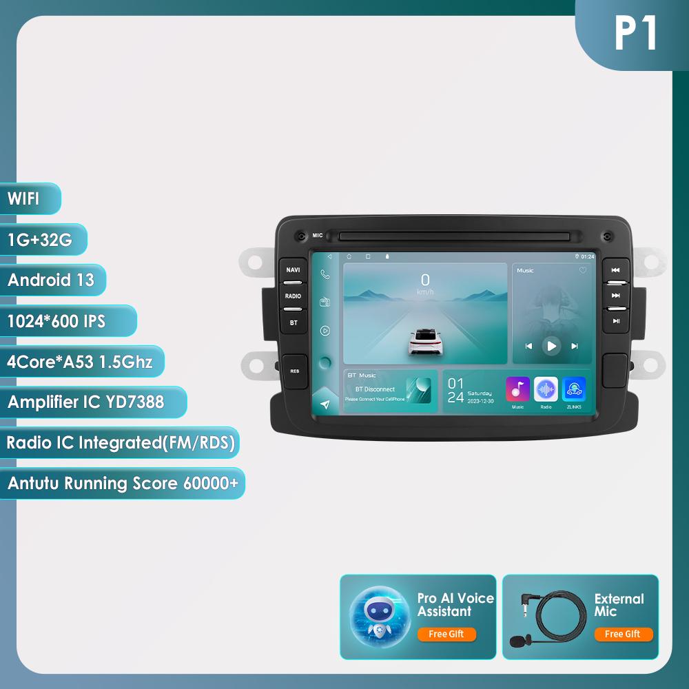 

Hizpo Intelligent RDS 7862 2din Android Автомагнитола для Dacia Logan Dokker Duster Sandero Lodgy Renault Captur Symbor Duster Lada Xray 2 Мультимедиа GPS P1 4Core 1G 32G AI