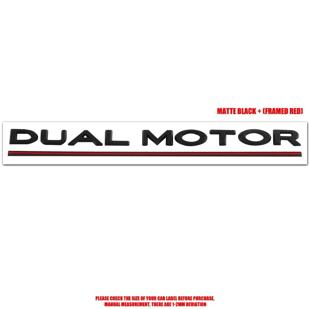 

Car Sticker Tesla 3D ABS Car Rear Trunk Emblem Creative Decoration Sticker Letters Logo Decal For Tesla DUAL MOTOR Model 3 Model