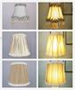European Style Chandelier Lamp Shade Modern Clip On Droplight Wall Lamp Simple Chandelier Clip Fabric Drum Lamp Shade DIY Decor
