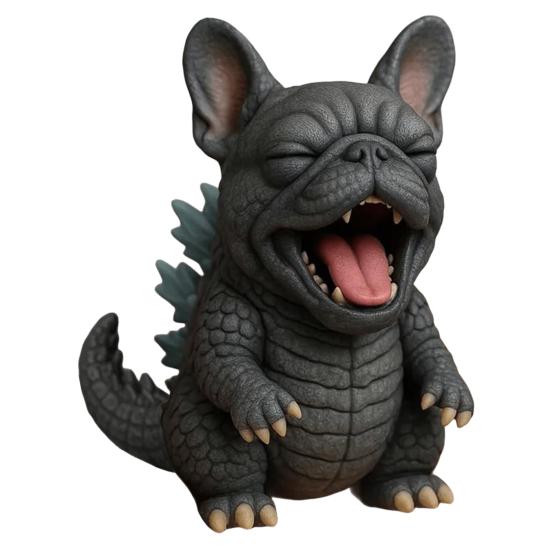 Yousheng Collectible Dog Figurine Handmade Resin Puppy Ornament Desktop Dog Statue for Home Office Desk Bookshelf Dog Lovers Gift