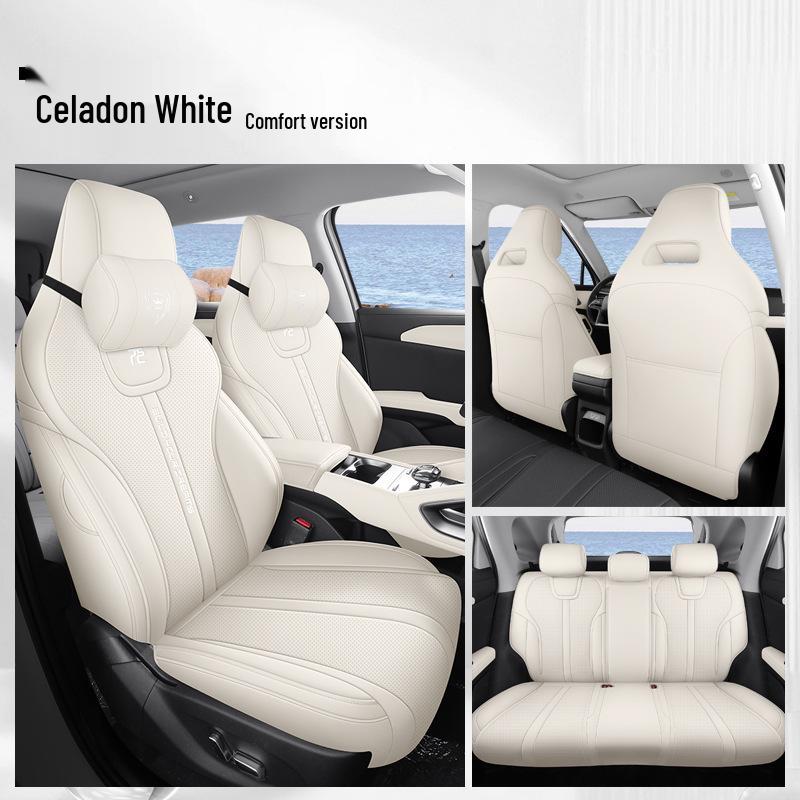 BYD Yuan UP Seat Cushion: All-Season, Durable, Thick, Perforated Car-Specific Seat Cover.