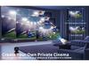 Lebeite Portable Mini HD Projector for Home, Dorm, and Bedroom – Mobile Phone Screen Mirroring with Gimbal Feature