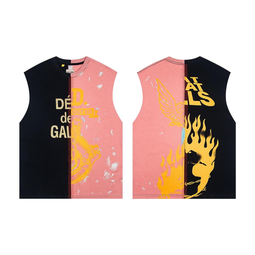 26SS Foreign Trade Gallery Dept T-Shirt Collection Gallery Casual Short Sleeve Men's and Women's Same Style Factory Spot Straight Hair