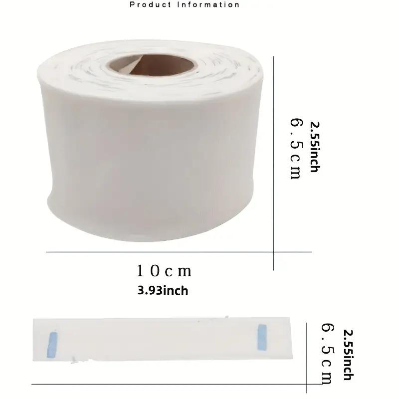 Disposable scarf paper, neck paper, hair dyeing, hair cutting, hair breakage prevention and neck protection paper