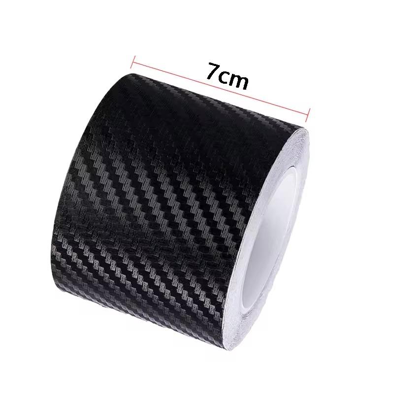3/10M Carbon Fiber Car Stickers Auto Door Threshold Trunk Protective Strip Anti Scratch Tape Waterproof Decal Car Accessories