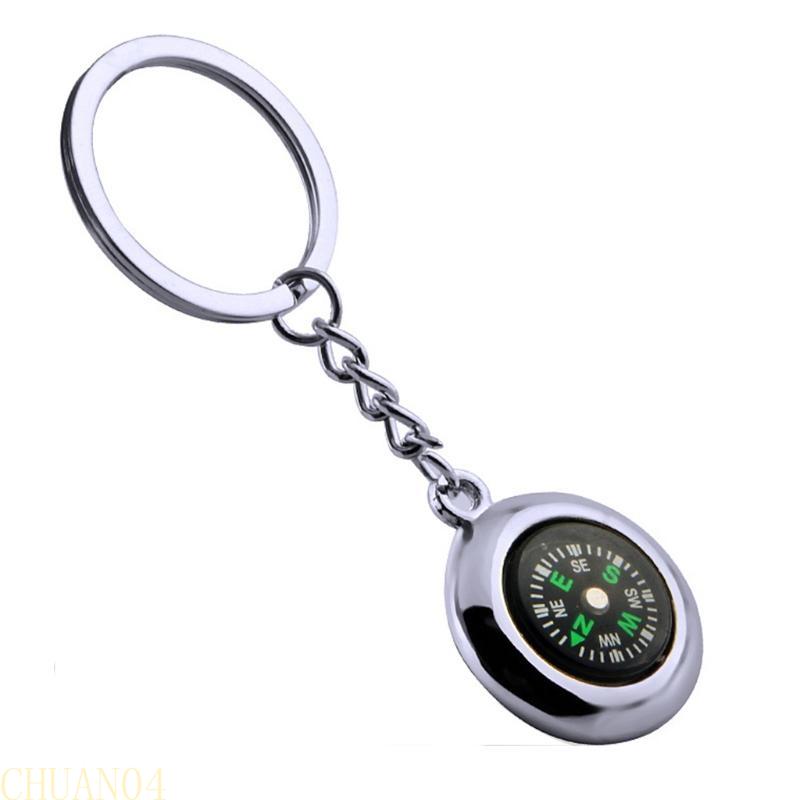 A1A2 Mini Survival Compass for Key Chain Outdoor Camping Hiking Pocket Compass Navigator Carabiner Keyring Climbing Riding
