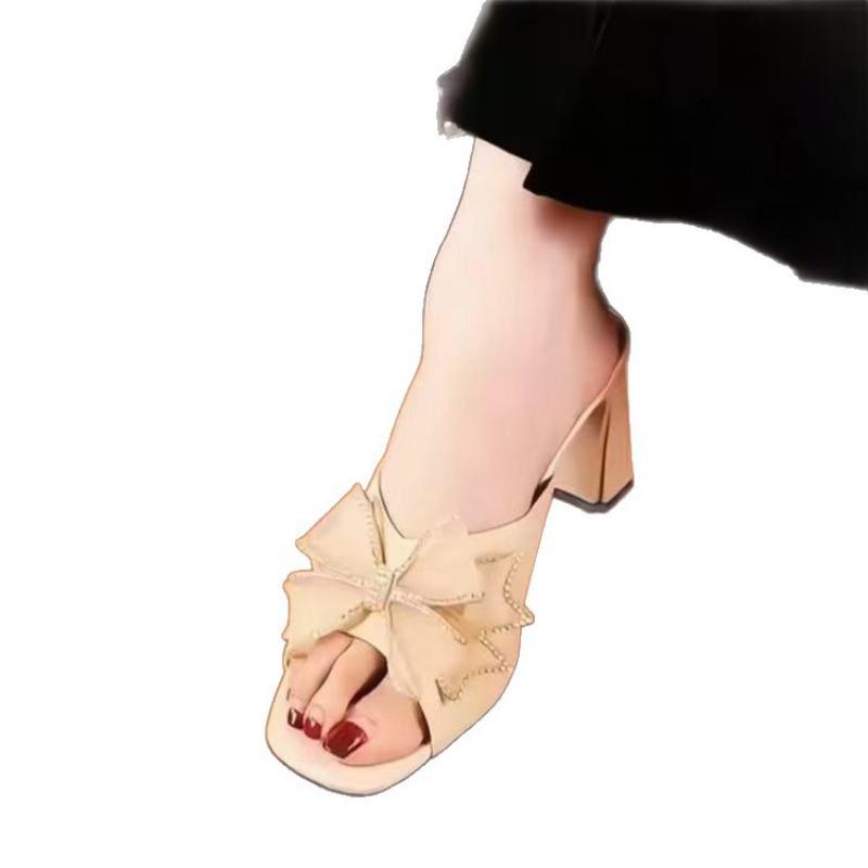 Style Shoes - Thick Heel Sandals for Women, New Arrivals, Highly Versatile, High Heel Open-toe Slippers