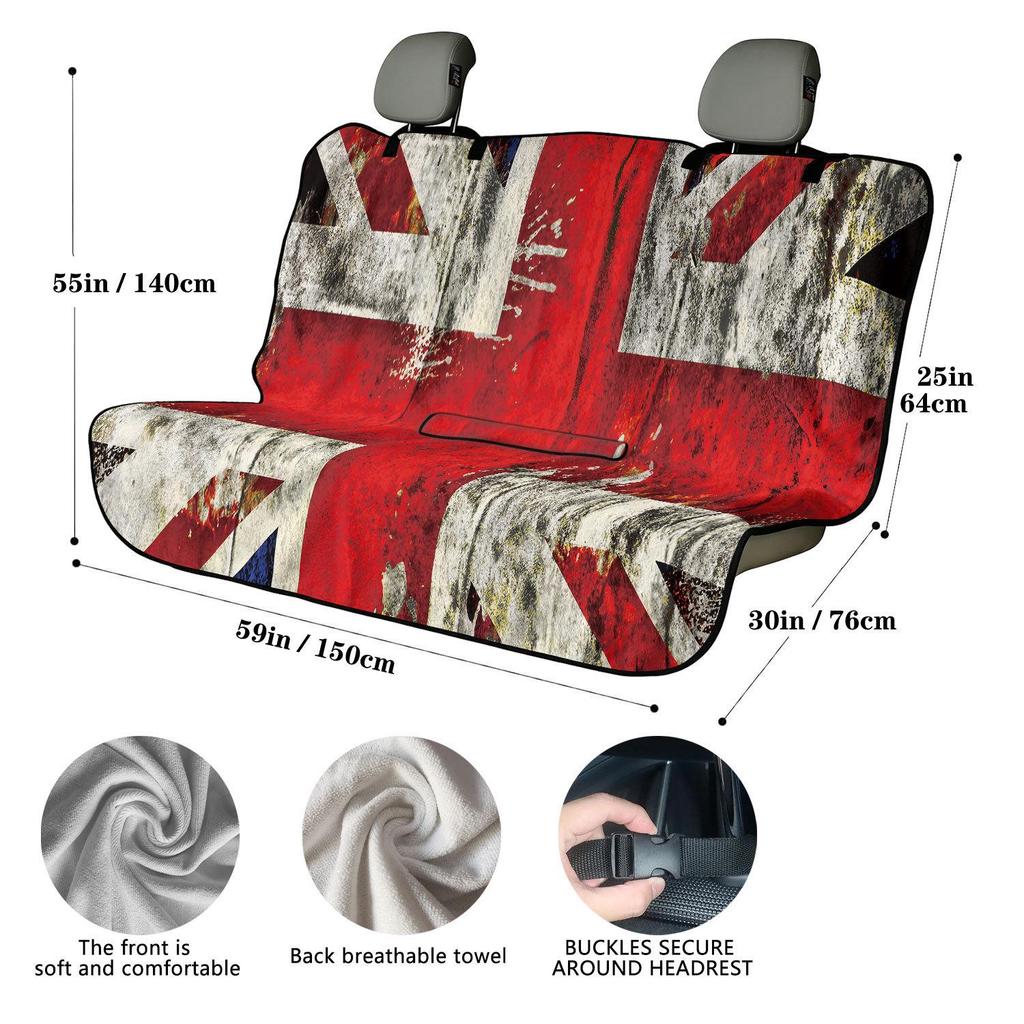 Universal Rear Car Seat Towel Cover - All-Season Protector for Gym and Workout
