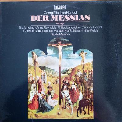 LP Record GEORG FRIEDRICH HNDEL  SIR NEVILL  Der Messias  Auszge Arien Und Ch 642369 Decca 1977 Germany Classical Used