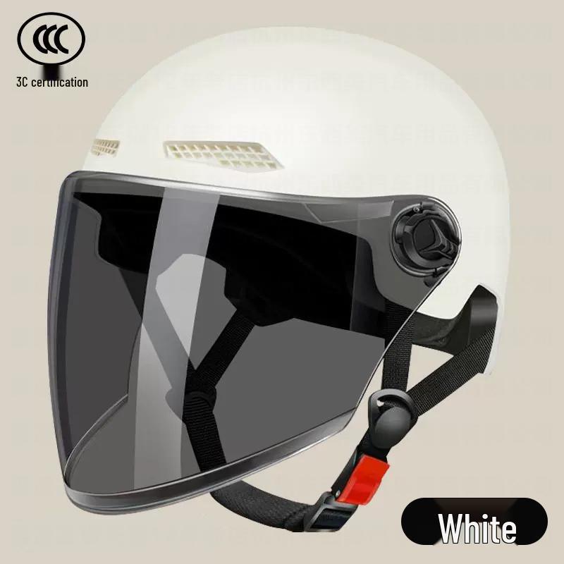 Universal 3C Certified Electric Bicycle Helmet with Sun Visor for Adults & Children - All-Season Safety Helmet for Men, Women & Scooter Riders