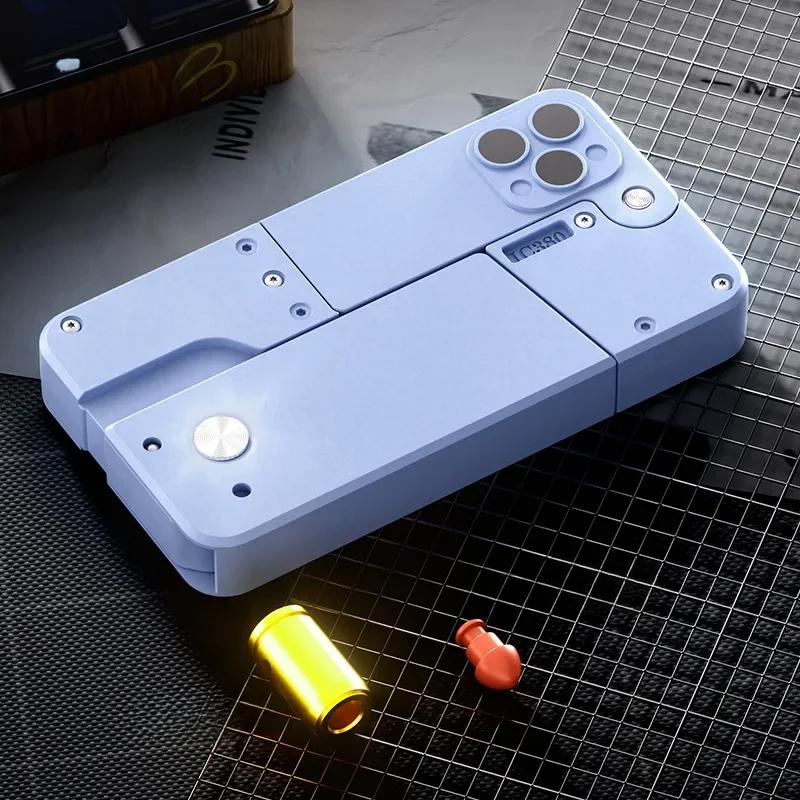 

IC380 складной игрушечный пистолет мобильный телефон модель пуля обстрел крутой телефон 14 Pro Max подарок игры на открытом воздухе спортивный реквизит подарки