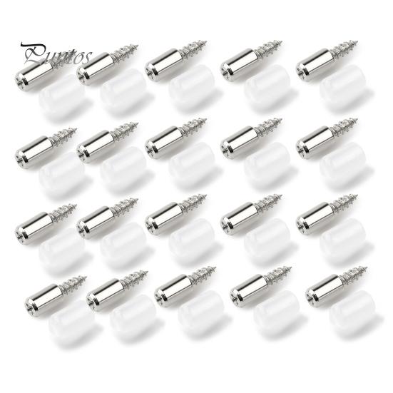 

20 шт., кронштейн для полки, саморезы, нержавеющие, прочные, несущие винты для книжного шкафа, кронштейны для полки для шкафа