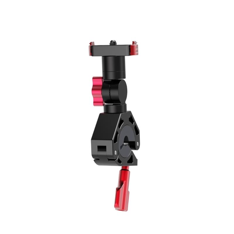 Quick Release Action Camera Handlebar Mount With 360 Adjustable Rotation Aluminum Alloy Clamp For Bikes Motorcycles