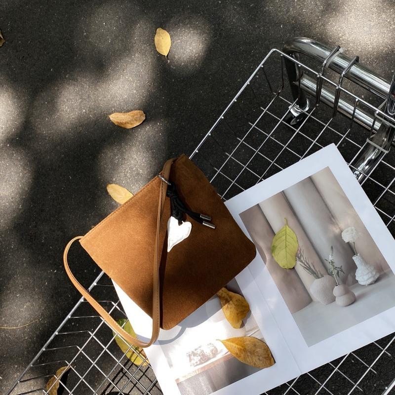 Натуральная кожа, Высококачественная однолямочная сумка-ведро One Size