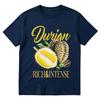 Vintage Durian Fruit Graphic TShirt Retro Tropical Food Tee Shirt 90s Y2k Exotic Southeast Asia King Of Fruits Foodie TShirts