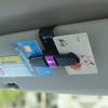 Multifunctional Car Visor Sunglasses Clip & Holder