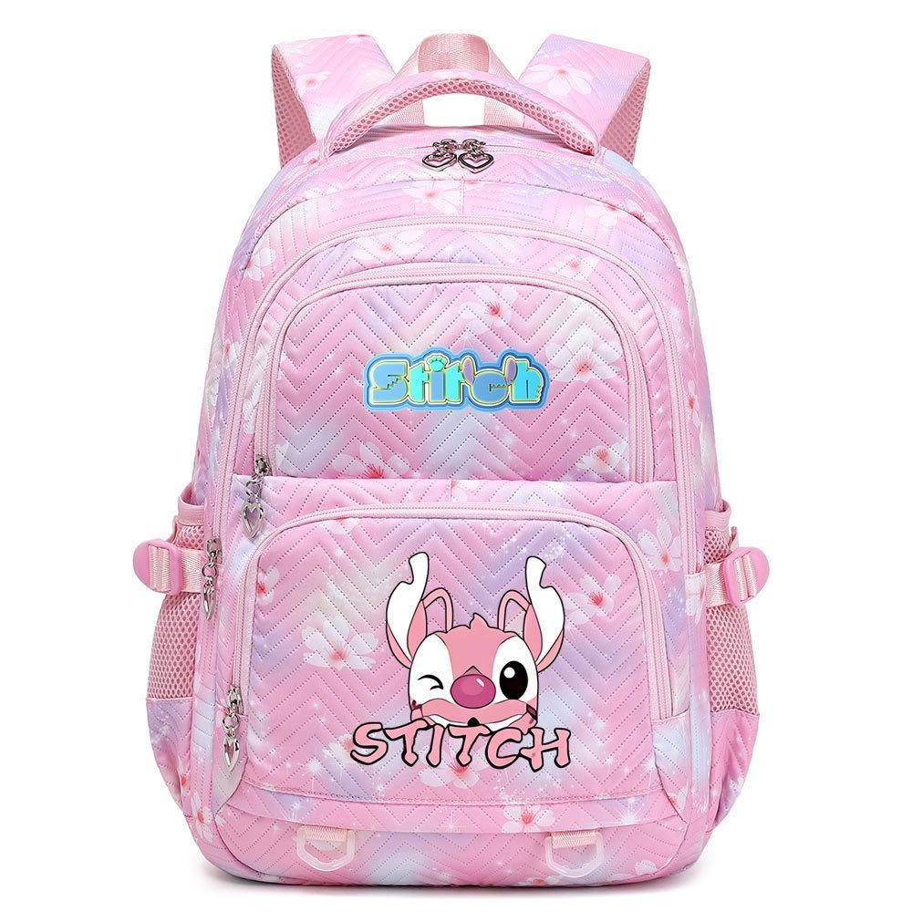 Cartoon Printing Multi-Compartment Middle And High School Schoolbag Cute And Lightweight Girls Backpack Young Girls Schoolbag