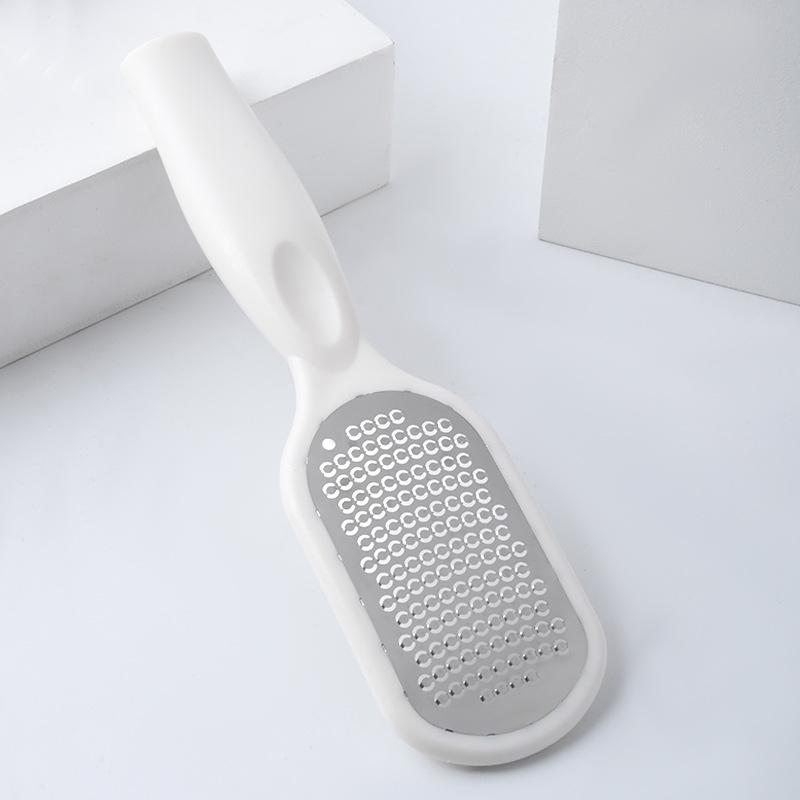Stainless Steel Foot File & Pumice Stone: Callus Remover, Dead Skin File, Cuticle Scraper, Anti-Splash Foot Rasp.
