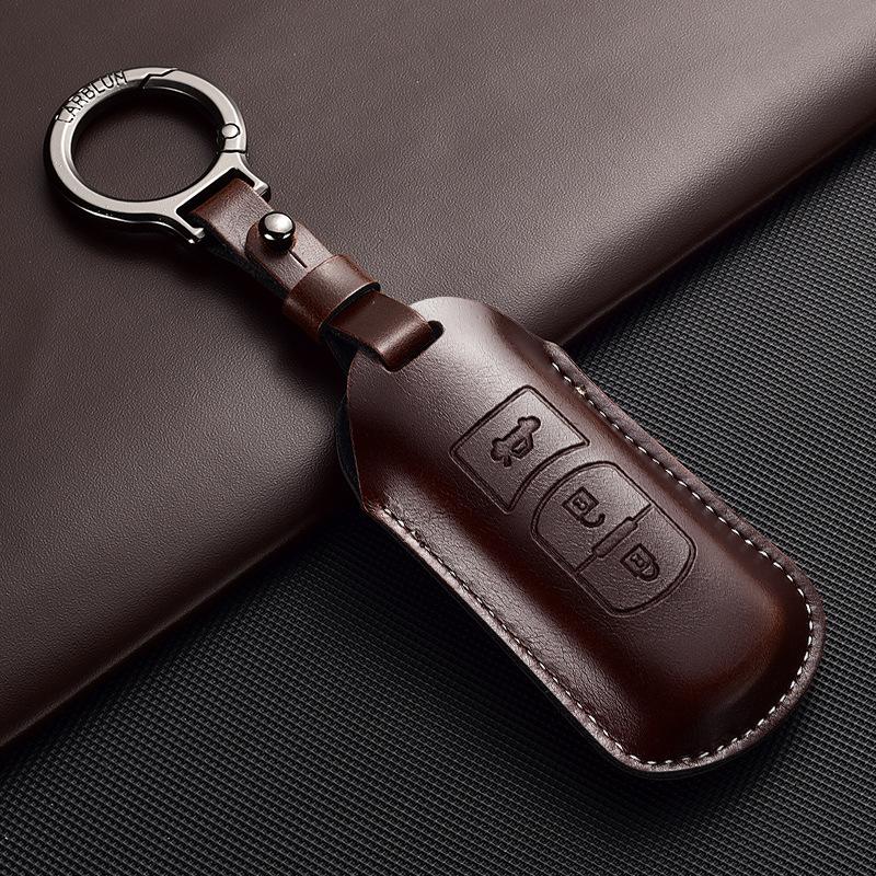 Applicable To Mazda Onxera Leather Key Case CX4 Artez CX5 Horse 3 Shell CX30 Car CX3 Ruiyi X8 Buckle