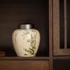 Su's Ceramic Bamboo Garden Tea Caddy