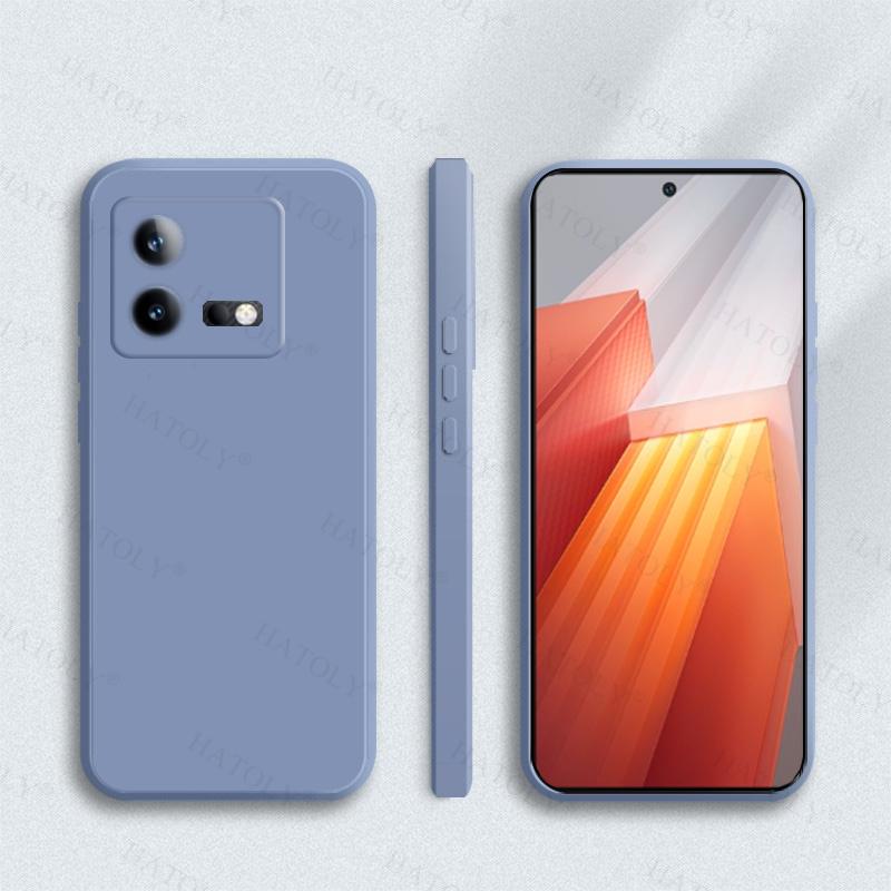 For Vivo iQOO Neo 8 Case Cover For Vivo iQOO Neo 8 Liquid Silicone Candy Color Full Back Case For Vivo iQOO Neo 8 Case