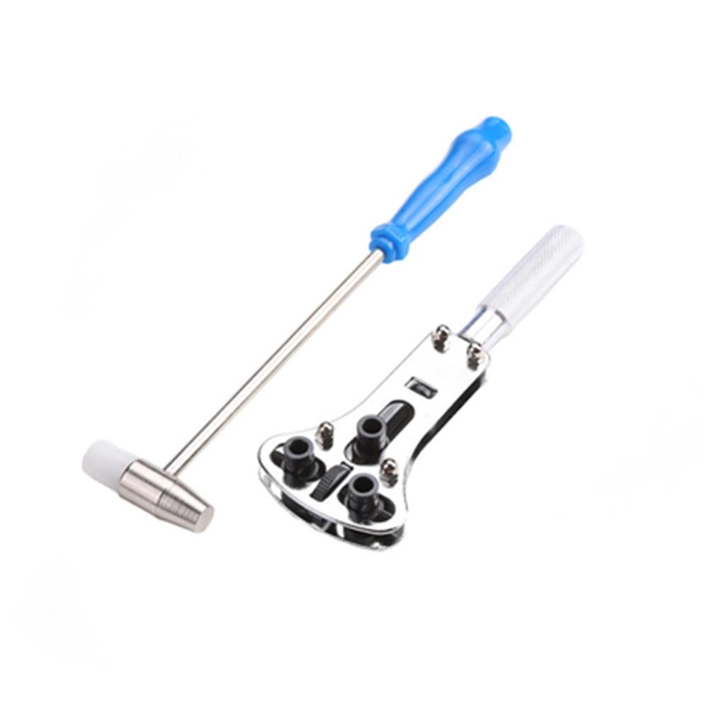 16-teiliges Tragbares Uhrenreparaturwerkzeugset Öffner Stifte Gehäuseöffner-Kit Uhrmachergehäuse