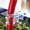 Transparent Acrylic Water Tube Soft Pipe Fixture for Fish Tank Aquarium(single Hole Fixture)
