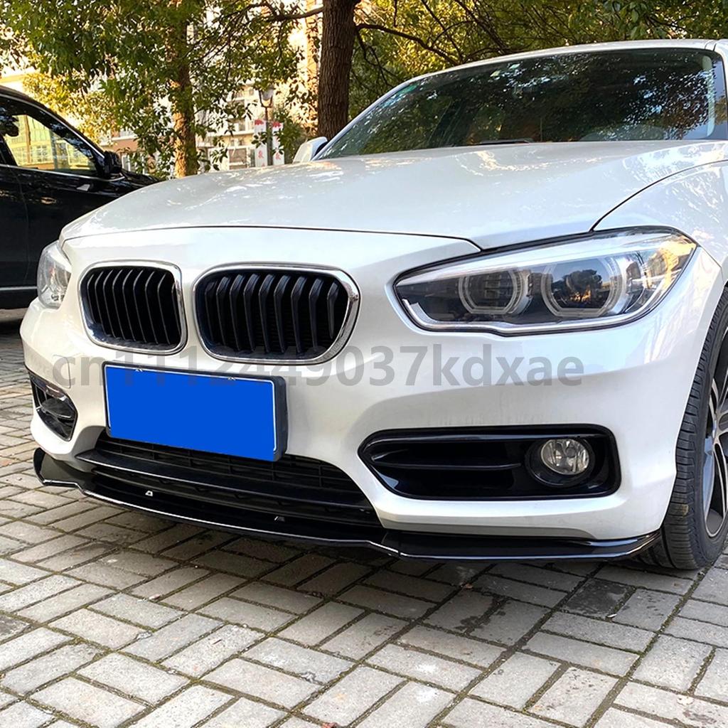 For 2011-2019 BMW 1 Series F20 F21 116i 118i 120i Bumper Cover Guard Protecter Gloss Black Car Front Bumper Splitter Lip
