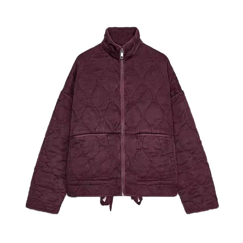 Spring New Women's Clothing Half Turtleneck Heattech Cotton Jacket Outwear 7627040 4088242 4088052