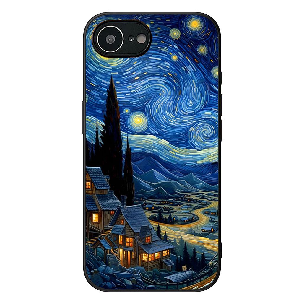 

Sunflower Starry Night Van Gogh Phone Cover for Samsung Galaxy S25 Edge S24 S23 FE Plus Ultra A16 A15 A55 A57 5G Protective Case Galaxy S25
