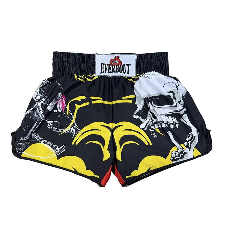 Breathable Quick Dry Cycling Shorts Elastic Muay Thai Training Running Sport