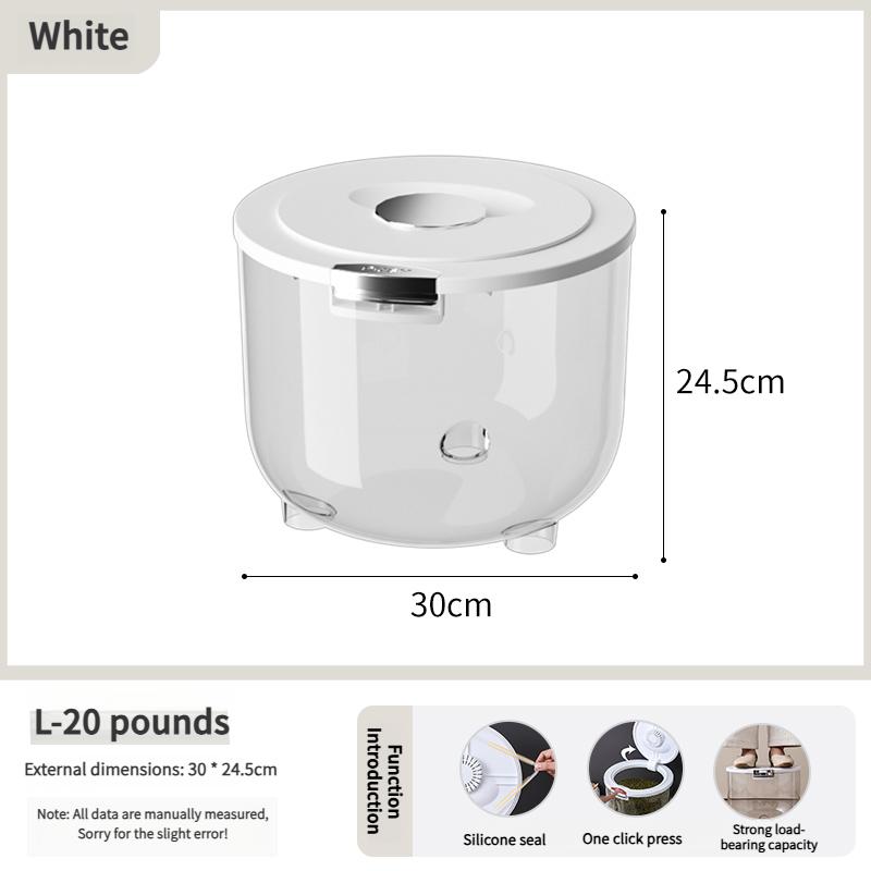 Versiegelter Haushalts-Reisbehälter, Insekten- und feuchtigkeitsdichte Küchen-Mehl-, Getreide-, Reis-Aufbewahrungsbox, Vorratsbehälter, 5kg/10kg/15kg