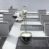 Fashionable Love Heart Keychain Charm Stylish Pendant  Adds Personality To Bags and Keys Decoration for Daily Use