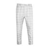 Men's fashionable stretch trousers, slim-fitting plaid trousers, business suit trousers, casual golf trousers