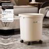 Luxury High-Capacity Trash Can: Stylish Bathroom, Living Room, & Bedroom Bin