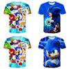 Stylish Sonic The Hedgehog Kids T-shirt With Colorful Cartoon Design For Boys And Girls