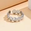 Elegant Shell Open Ring for Women - Stainless Steel Ocean-Inspired Accessory