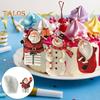 Baking Mold Easy Clean DIY Silica Gel Durable Xmas Cake Cupcake Decoration Mold for Kitchen