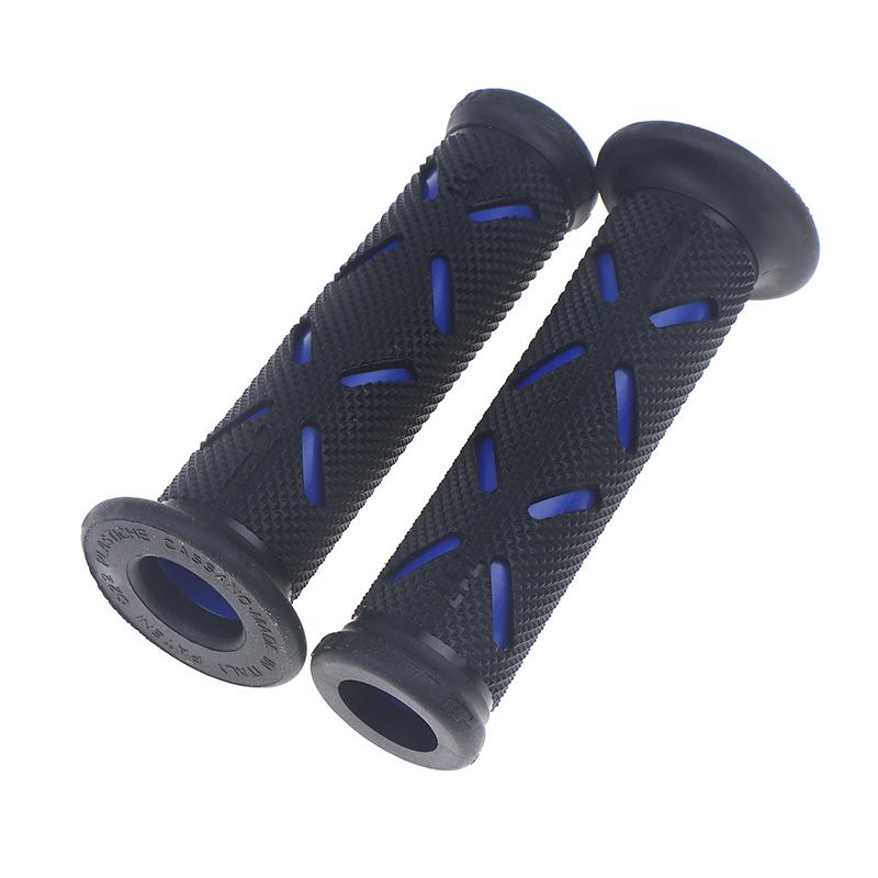 

1Pair Motorcycle Grips Handle Bar 22/24Mm For Bike Motocross Motorbike Rubber Grip Universal For Motorcross Dirt Pit Bike синий