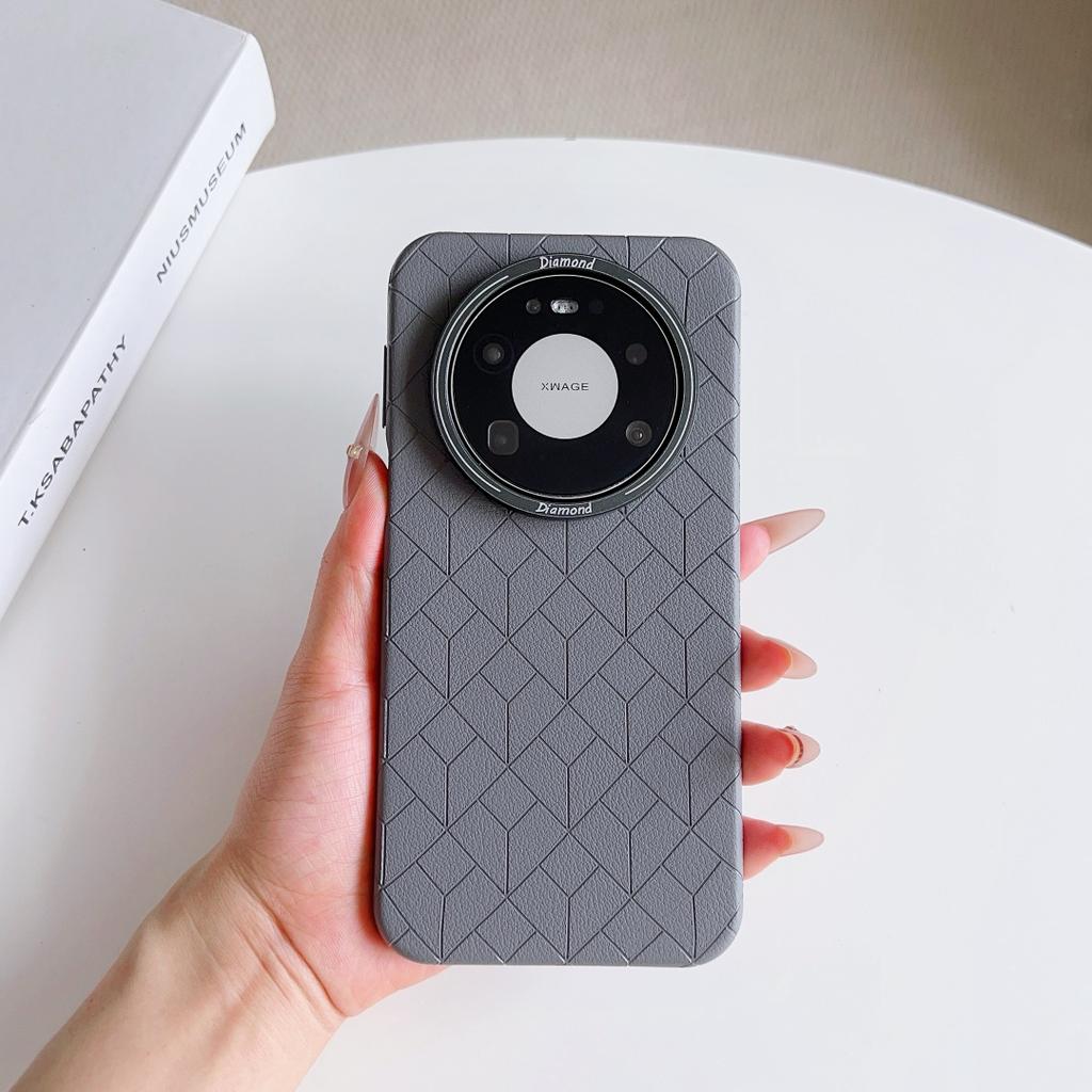 For Huawei Mate 80 Pro Max/Mate 80 Pro/Mate 80 Case Luxury PU Leather Cube magnetic Wireless charging Protective Back Cover