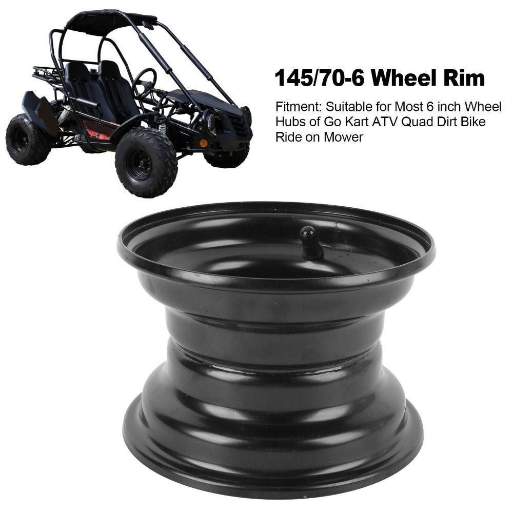 Ruote per Go-Kart a 3 Fori Mozzi Ruota per ATV/Quad Moto da Cross/Tosaerba Ride-On Attrezzature Agricole