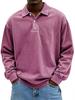 Men's 2025 Versatile Long-Sleeve Button-Down Polo Shirt