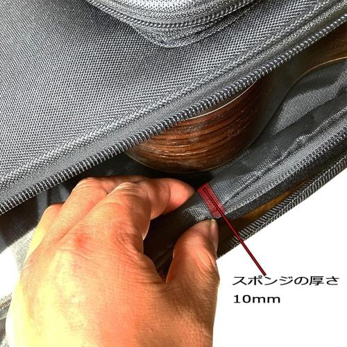 Yaonkaku, 23-inch Ukulele Case, Soft Case for Concert Ukuleles, 8mm Thick Sponge, Black