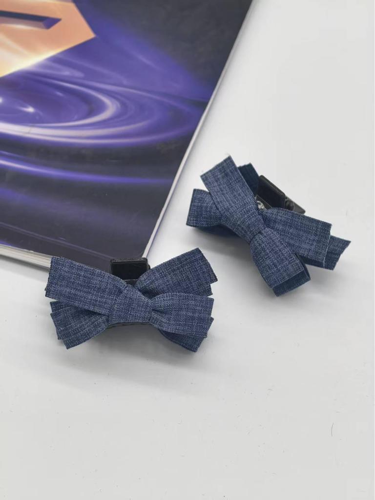 Red Plaid Bow Hair Clip - Women's Daily Hair Accessory