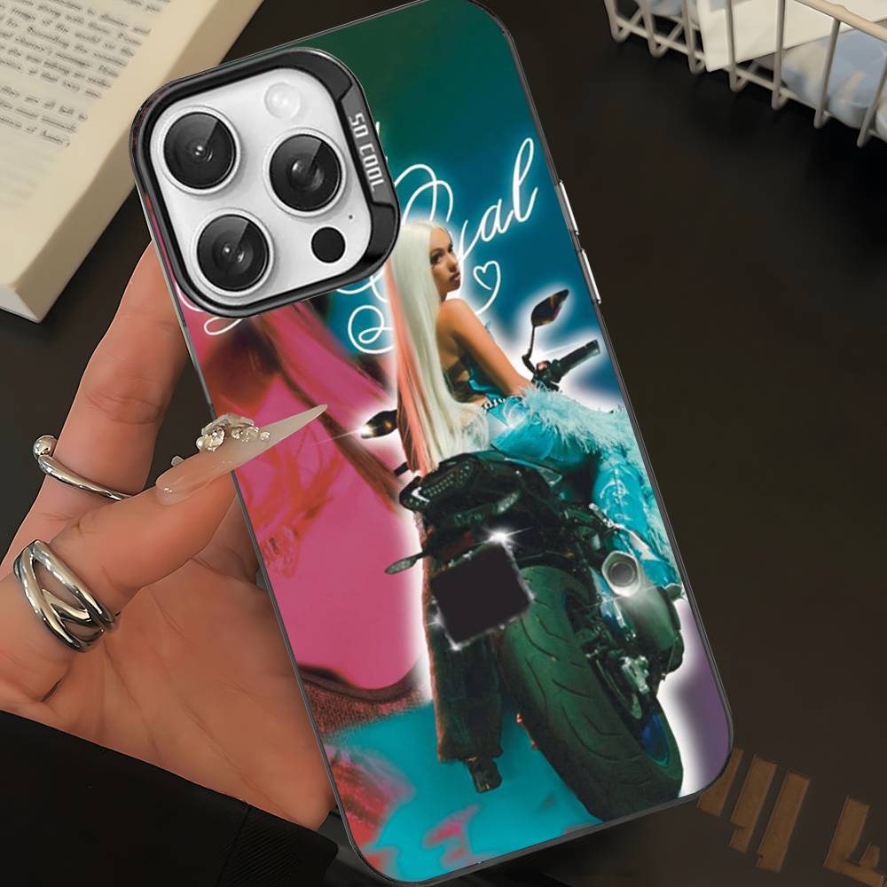 

Bad Gyal Phone Case For IPhone 17 16 15 14 11 12 13 Pro Max Pro Plus Colored Silver Cover iPhone 14 plus