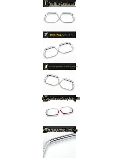 CRV Rearview Mirror Rain Eyebrow Decorative Sticker for 12-21 Models