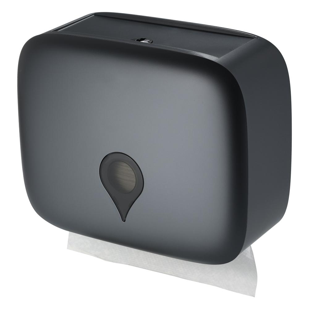 

Настенный диспенсер для полотенец для рук C-fold, водонепроницаемый держатель для диспенсера туалетной бумаги для гостиничных предприятий общественного питания - Cham серый